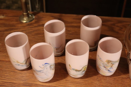 Image 1 of Service pichet et verre par Murano Italie 1960