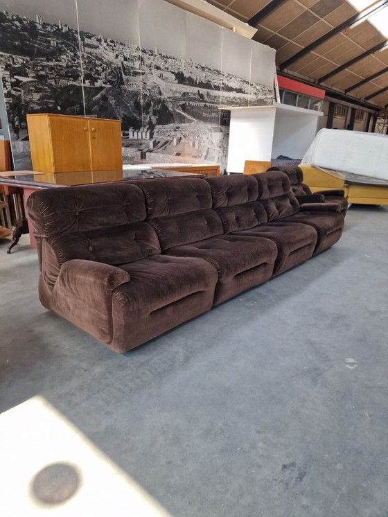 Image 1 of Chaises de salon modulaires design italien vintage 1970's