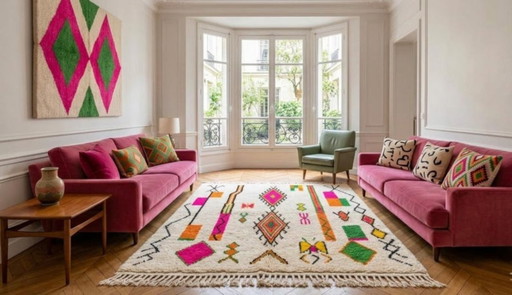 Grand tapis de salon en laine 350cmx300cm – vloerkleden en tapijten, Cotton (photo 2 of 6)