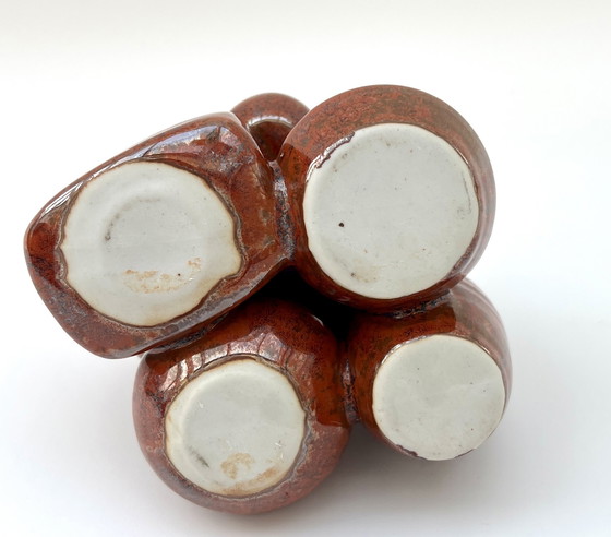 Image 1 of Sculptural ceramic vase composition – studio ceramics, circa 1960s/70s