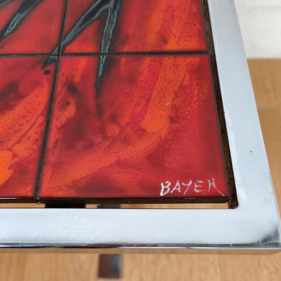 Image 1 of Table basse vintage en carrelage André Bayer