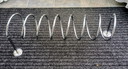 Vintage spiral coat rack from the 1960s