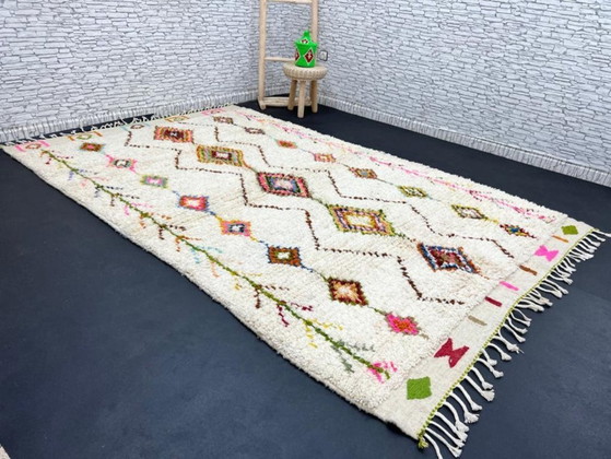 Handgemaakt Beni Ourain-tapijt 400x300cm: Marokkaans Berbers – Vloerkleden en tapijten, Wool (photo 4 of 10)