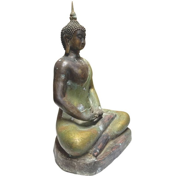 Estatua de Buda de bronce china temprana – Análisis técnico, Período Yongle (1402–1424) – Esculturas, Bronze (photo 2 of 13)