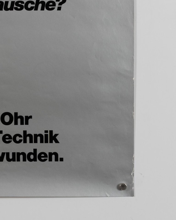 Image 1 of Braun Regie 510 – 1972 – Originele vintage reclameposter – Dieter Rams - Mid-Century Modern – 84,1 x 59,4 cm A1