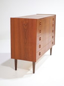 Wide chest of drawers vintage Danish teak
