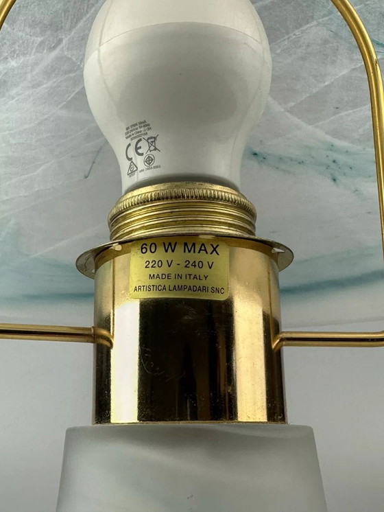 Image 1 of 60s 70s tafellamp Tafellamp Murano glas Artistica Lampadari Italië