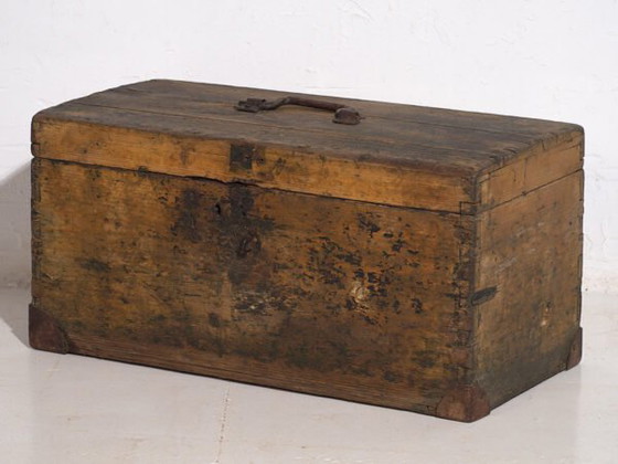 Small antique metal frame chest (c.1900) #3 – Chest of drawers, Rustic (photo 26 of 34)