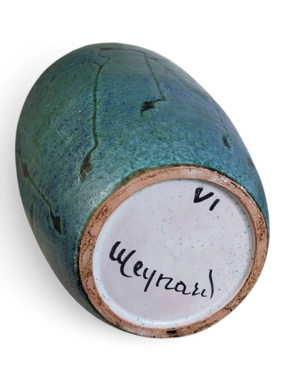 Glazed ceramic lamp base Meynard, Vallauris, circa . – Table lamps, Porcelain, Mid Century Modern (photo 8 of 11)