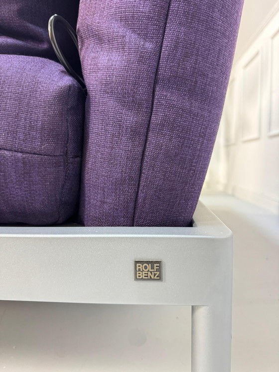 Image 1 of Tentoonstellingsmeubel Rolf Benz Plura stof aubergine