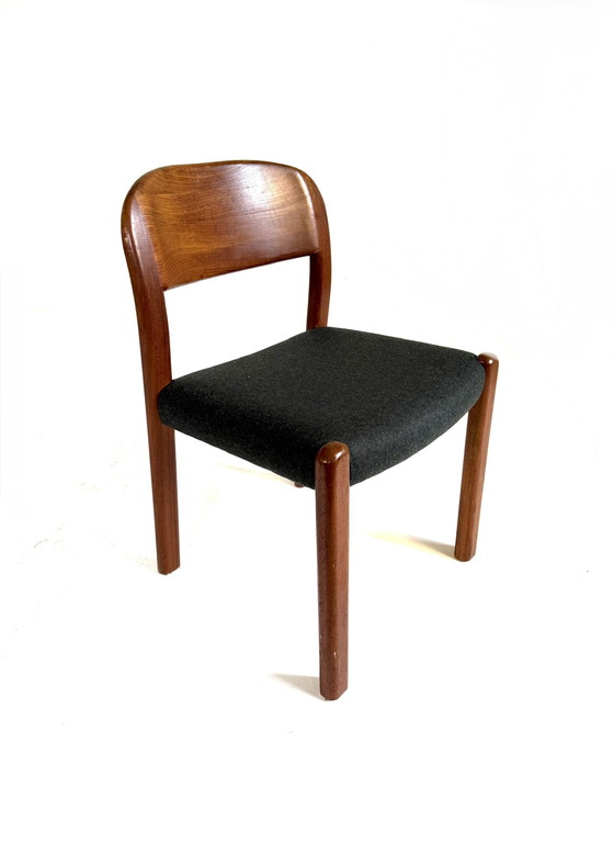 Image 1 of 6 sedie da pranzo vintage restaurate, EMC Furniture anni '80