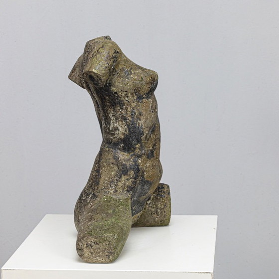 Image 1 of Concrete Female Torso Sculpture by Francine Govers, Netherlands, 1990s