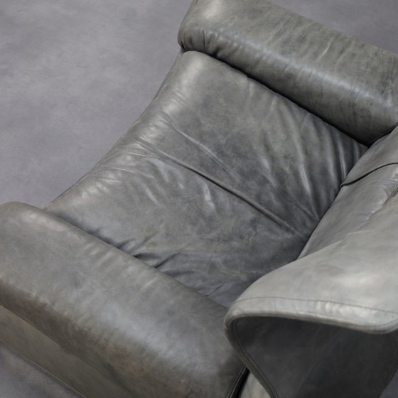 Image 1 of Lounge Chair & Ottoman di Giovanni Offredi per Saporiti, anni '70