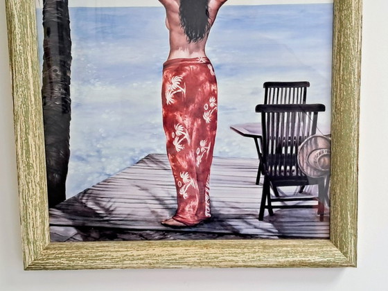 Image 1 of Vahiné - Litografia in cornice