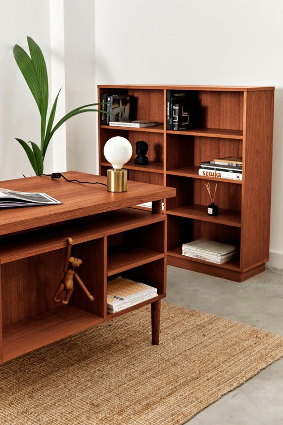 Image 1 of Libreria in rovere tinto teak - R02
