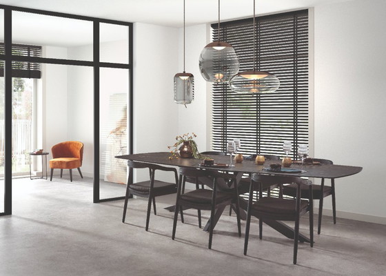 Sillones de madera negros 3 piezas con cojín, Castle Line, Sillas de comedor, Textil, Modern (foto 10 de 10)
