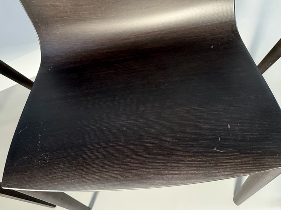 Image 1 of 4 Arper Catifa 53 design stoelen hout Wengé