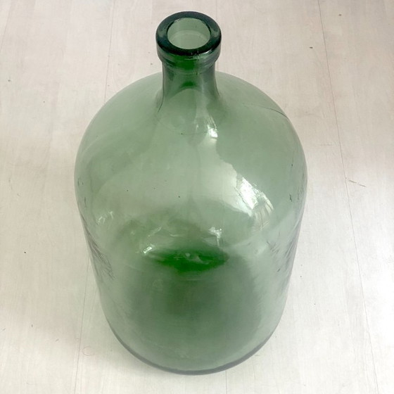 Image 1 of Damigiana vintage verde, 15 litri