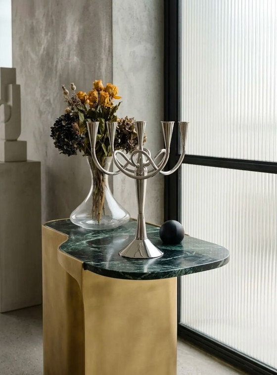 Candelabro Driade Matthew Boulton I – Design Giuseppe Chigiotti – Portacandele, Metallo (photo 2 of 5)