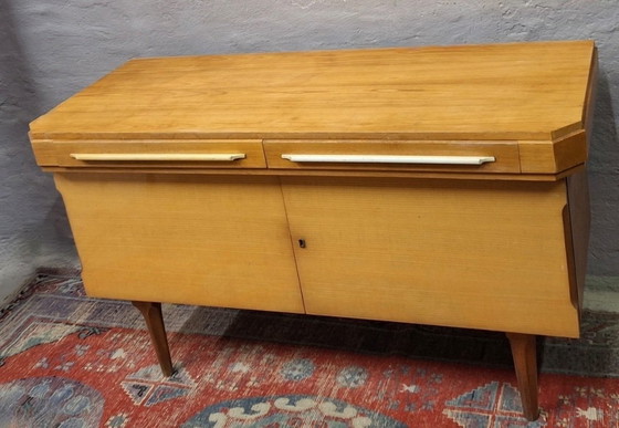 Buffet Art Déco Vintage en érable, 1950 – Buffet bas, Wood (photo 2 of 7)