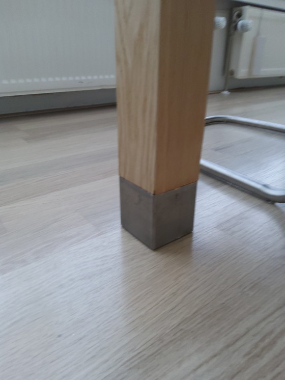 Image 1 of Tavolo in rovere realizzato in legno di testa