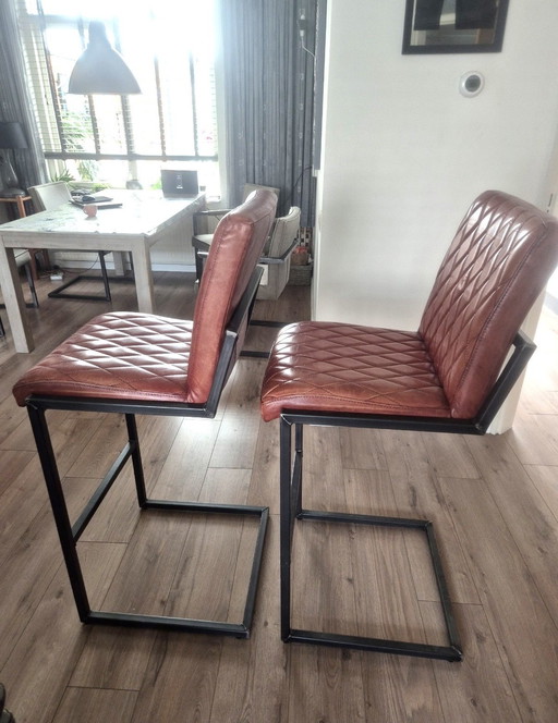 2 barkrukken - 80 cm - Vintage kunstcollectie