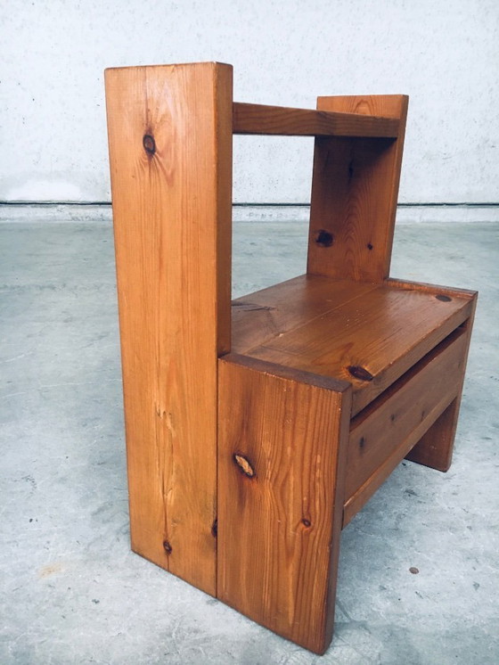 Image 1 of Midcentury Scandinavian Design Pine Bedside Table Set, 1960's Sweden