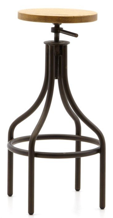12 tabourets : Satellite Glasgow HS Stool Steel Seat chêne