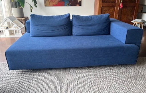 EYYE Cella three-seater sofa with footstool