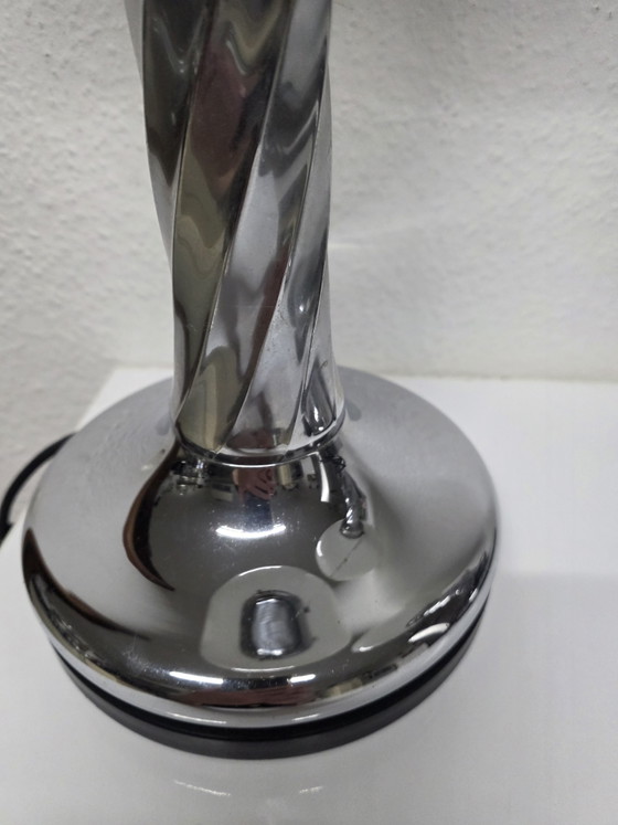Lampade da tavolo italiane vintage, in cromo e vetro, anni '70 – Chrome (photo 10 of 15)