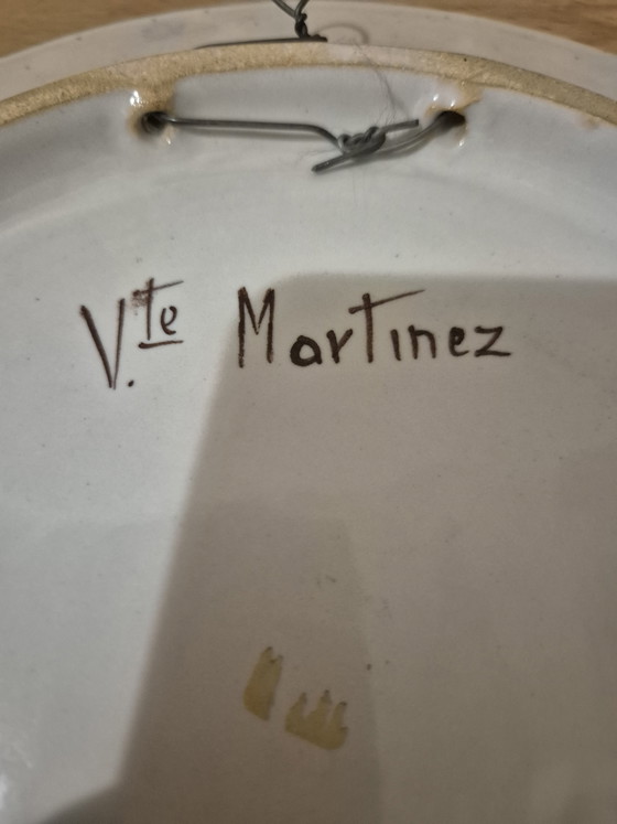 Handbemalt – Vte Martinez, Wanddekoration, Ceramic (photo 5 of 6)