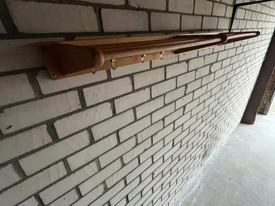 Image 1 of Bruynzeel Küchenregal, Pfannenregal, 1950er Jahre von Piet Zwart.