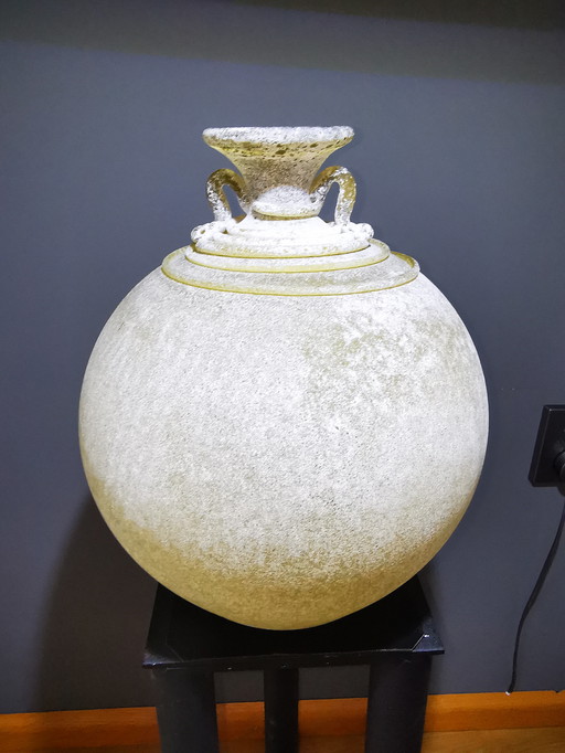Vase Cenedese Scavo Murano, années 1960
