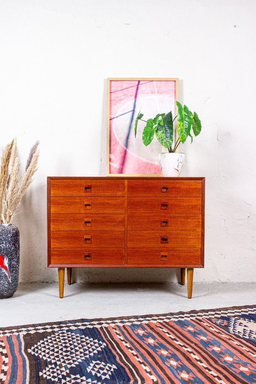 Erik Brouer Schubladenkommode Sideboard Danish Design Teakholz Vintage Mid Century – ladekasten, Wood