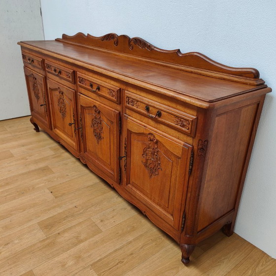 Image 1 of Vintage Country Louis XV wall cabinet, buffet cabinet, sideboard, chest of drawers