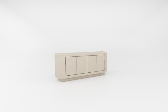 Image 1 of Contemporary Plaster Sideboard with Walnut interior