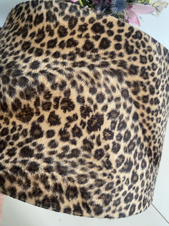 Image 1 of Grotere Lampenschirm Leo Felloptik Vintage 