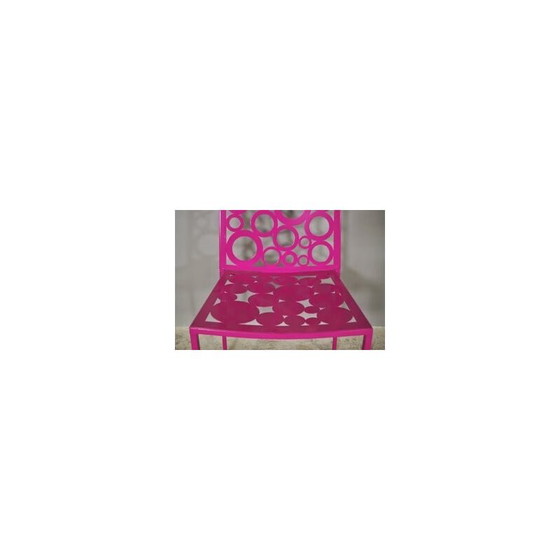 Image 1 of Set of 6 vintage iron Papeete chairs, 1970s
