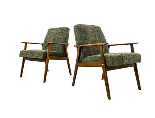 Vintage Armchairs, Bystrzycka Fabryka Mebli, Poland, 1970s