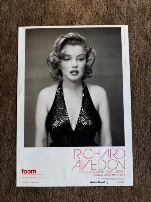 „Marilyn Monroe“ von Richard Avedon | Ausstellungsplakat