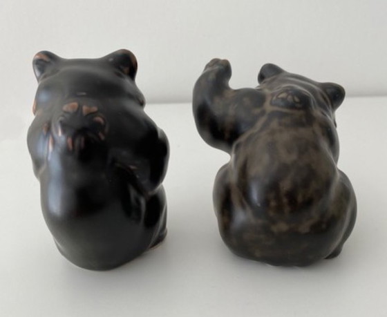 Royal Copenhagen Knud Kyhn 2 ours décoratifs années 1940 – Sculptures, Ceramic (photo 4 of 6)