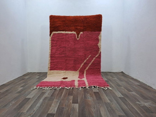 Tapis marocain artisanal en laine 300cmx150cm