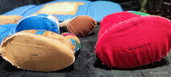 Image 1 of Nativity scene vintage cotton