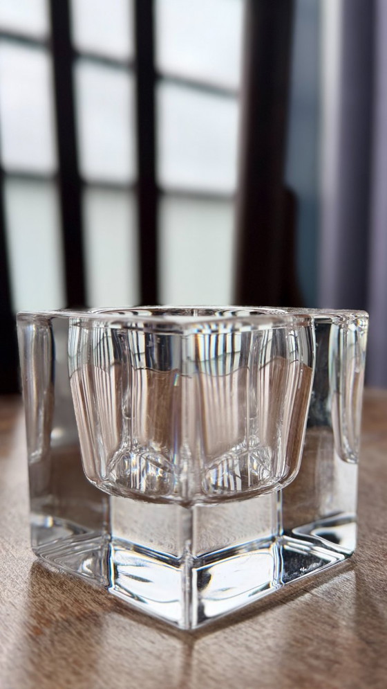 Tealight holder set Ice cube by Kosta Boda – Candle holders, Crystal, Glass (photo 4 of 7)