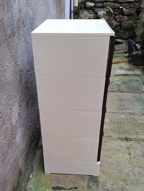 Image 1 of Cassettiera in plastica di Marc Held per Prisunic