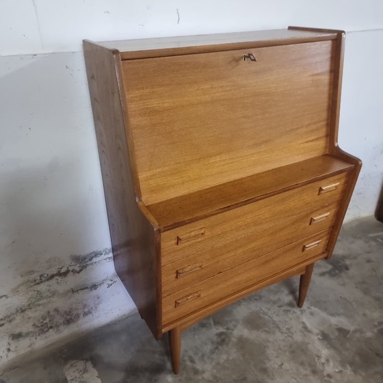 Image 1 of Vintage Secretaire cabinet from the 1960s by Creafort, Netherlands- mid century