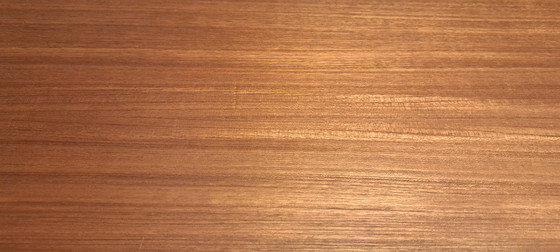 Image 1 of Tavolo da toeletta/credenza originale Kassel Kjersgaard in teak, modello n. 489, prodotto da O.D. Møbler, Danimarca, 1960 circa