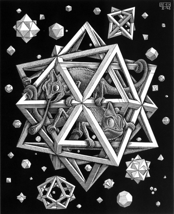 Image 1 of M.C. Escher ----Stelle