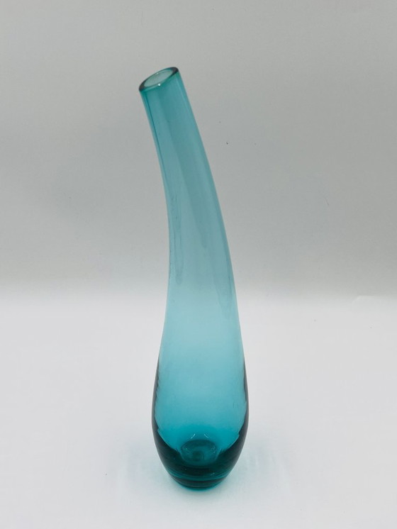 Image 1 of gebogene Glasvase