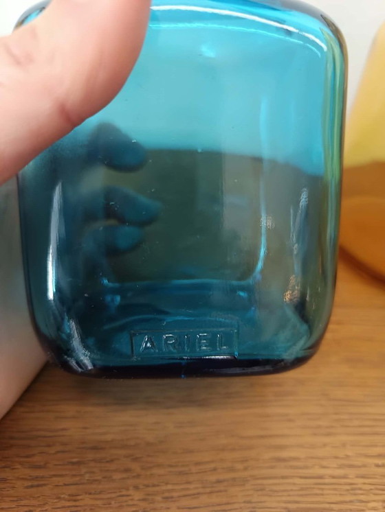 Image 1 of 6 barattoli vintage in vetro colorato